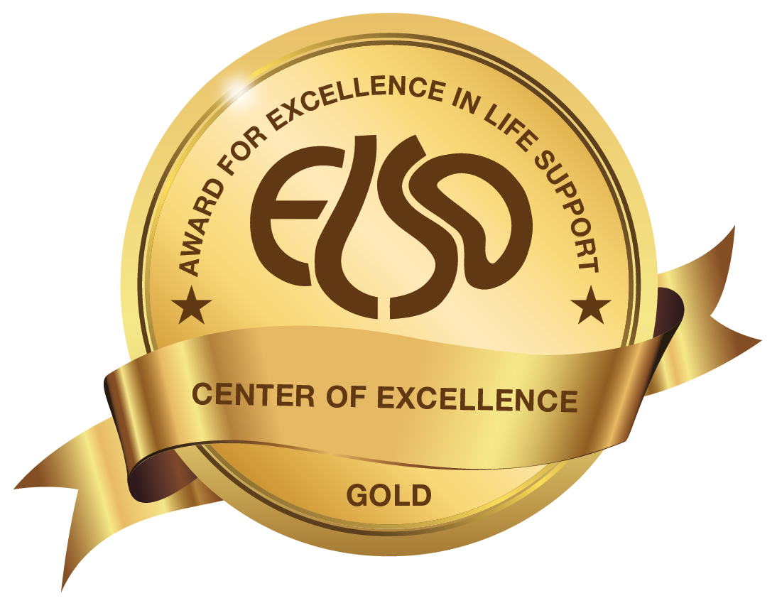 ELSO gold center certification seal