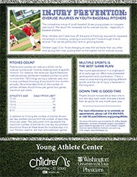 YAC injury Prevention Flyer