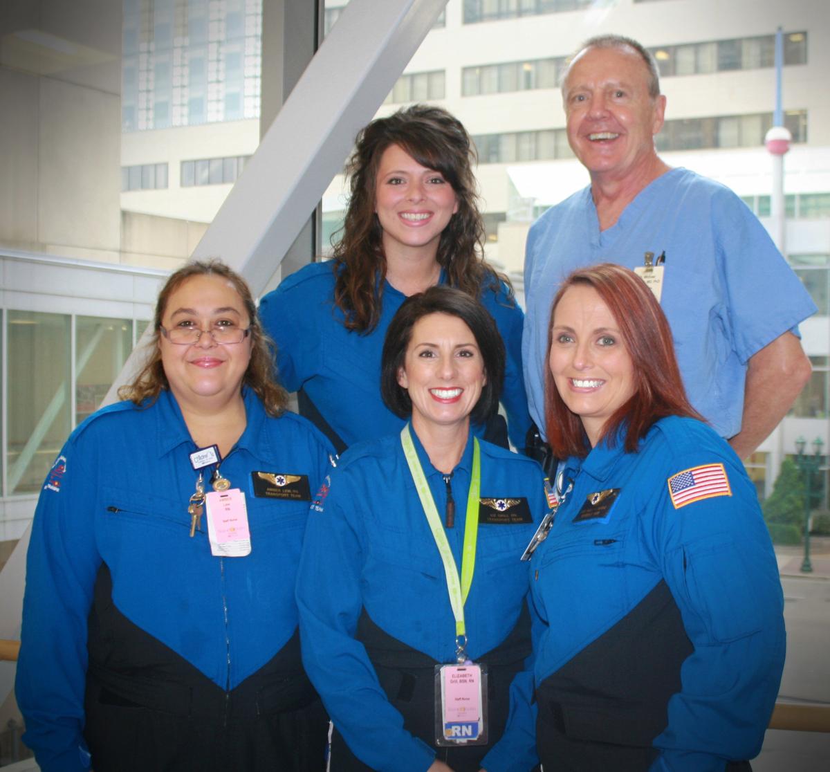 maternal-fetal transport team members