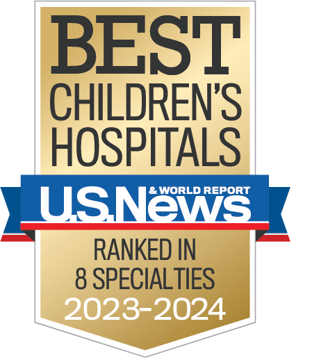 Best Children's Hospital US News badge