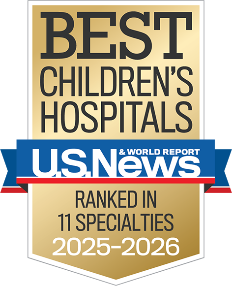 Best Hospitals - U.S. News & World Report - Ranked in 11 Specialties 2025-2026 badge