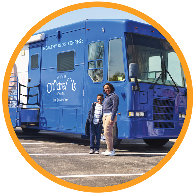 Healthy Kids Express mobile unit.