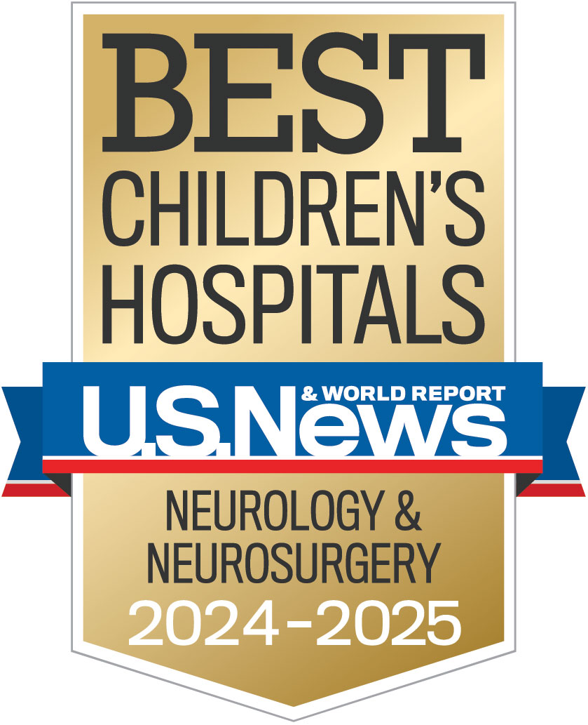 U.S. News & World Report Best Children's Hospitals Neurology & Neurosurgery badge