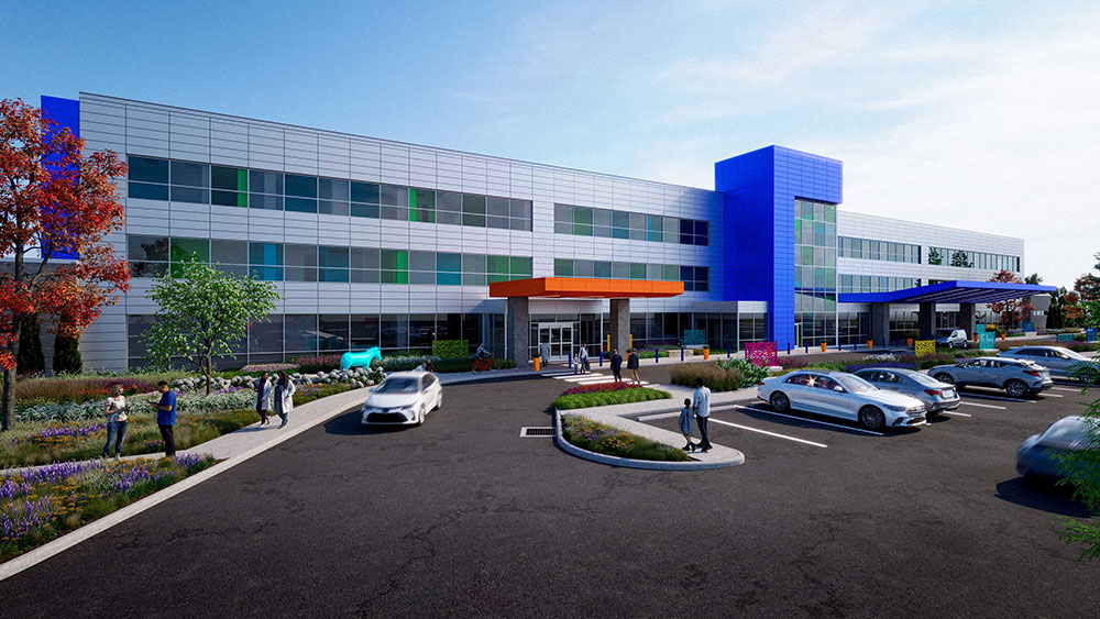 Rendering of the Pediatric Specialty Care Center in Wentzville