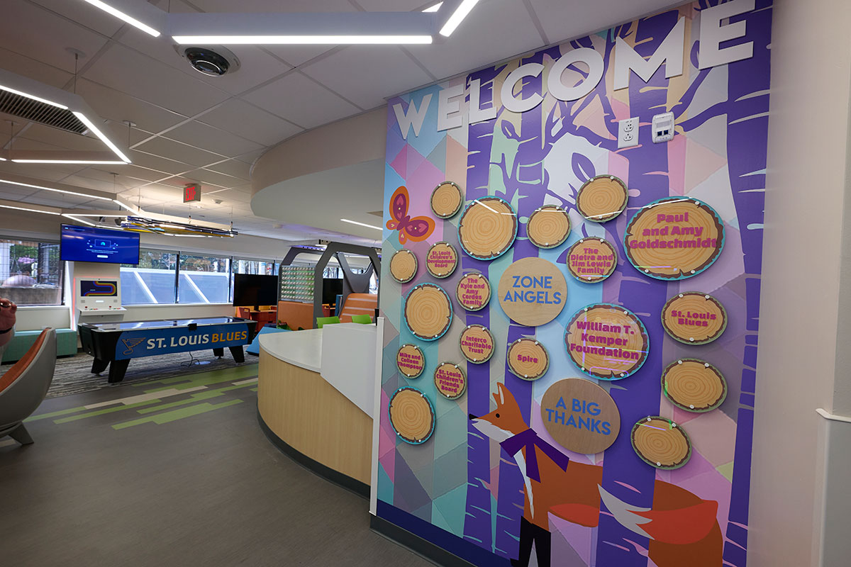 Image of the entrance to the Child Life Zone