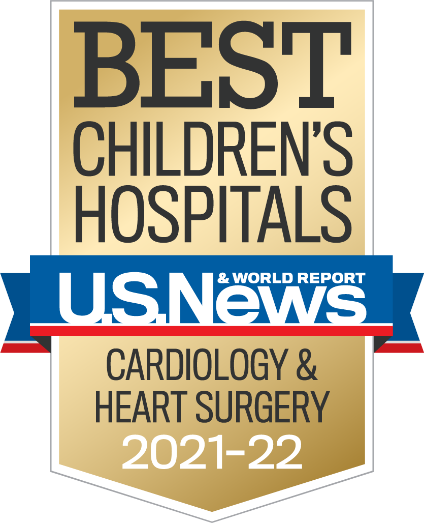 U.S. News Cardiology & Heart Surgery Badge 2021-22