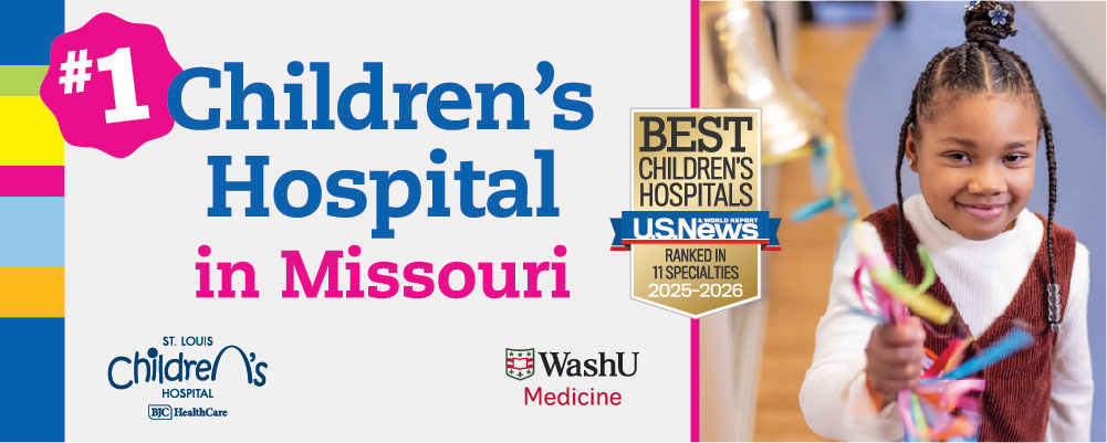U.S. News & World Report Best Children's Hospitals - Ranked in 11 Specialties Banner