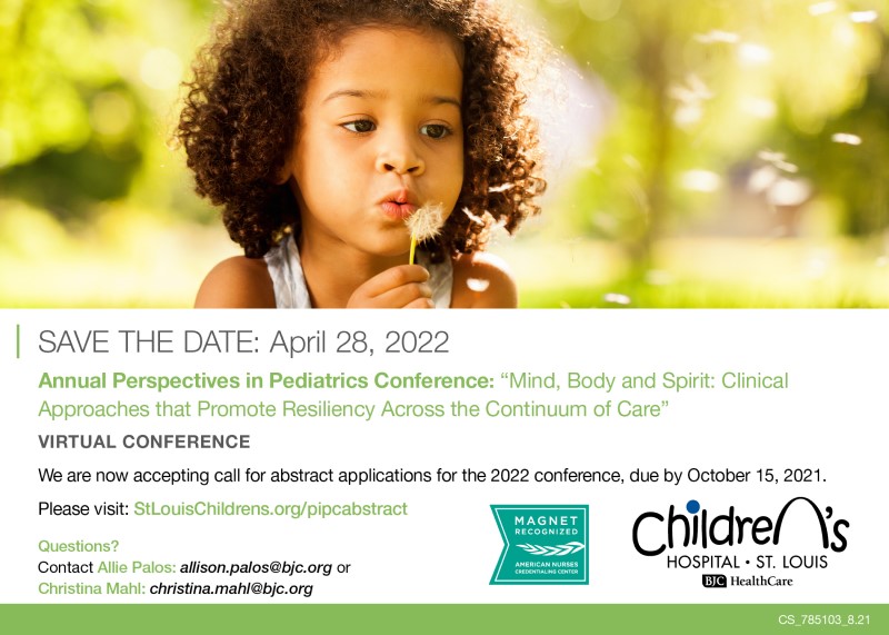 Perspectives in Pediatrics Conference Save the Date and Call for Abstracts