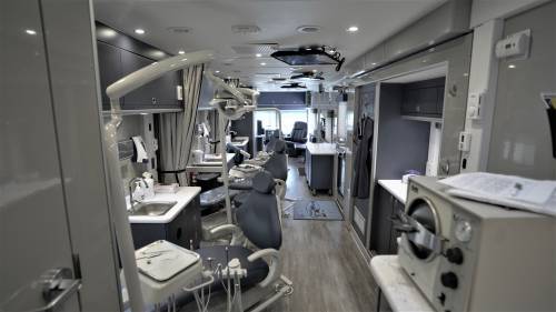 interior view HKE dental van