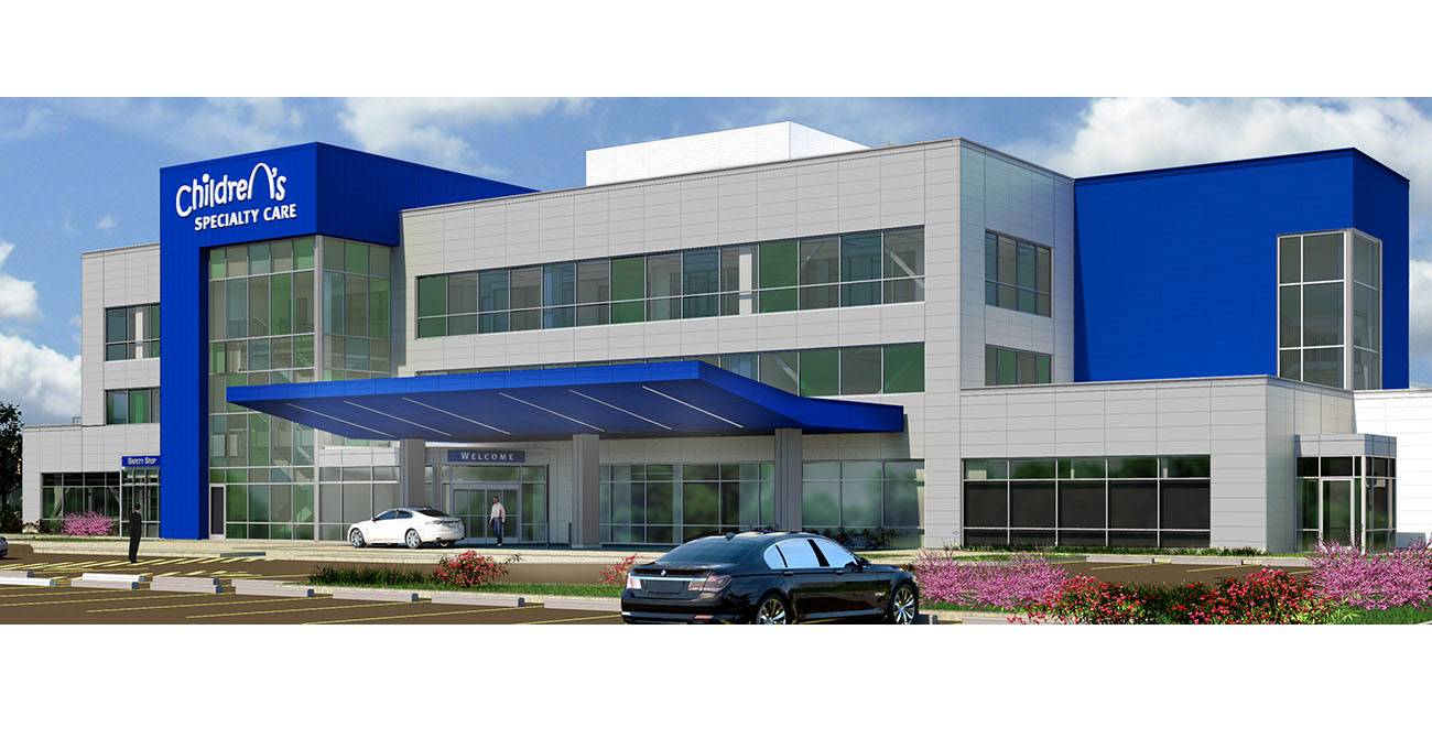 Rendering of St. Louis Children’s Hospital Specialty Care Center – South County