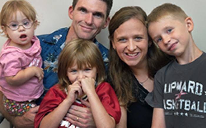 Abigail Young and family