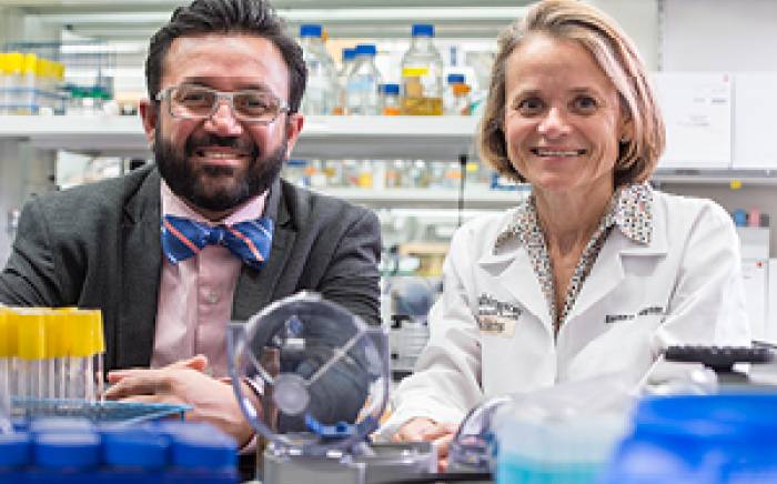 Gautam Dantas, PhD and Barbara Warner, MD