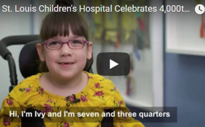 St. Louis Children's Hospital Celebrates 4,000th SDR Surgery / Ivy's Steps