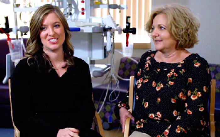 Mom and Daughter, Two Heart Center Nurses Work Side by Side