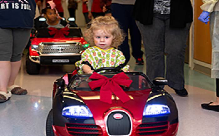 Patients Ride in Style at St. Louis Children’s Hospital