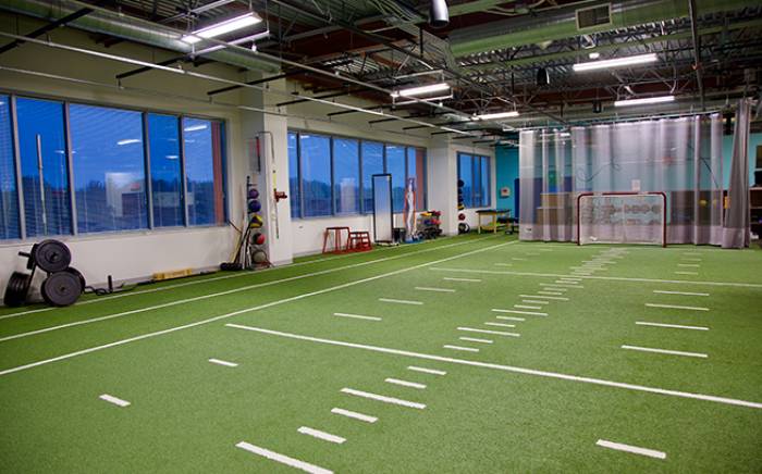 View of the Young Athlete Center