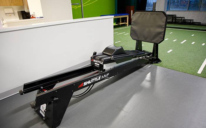 Photo of the shuttle leg press