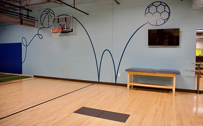 View of the Young Athlete Center