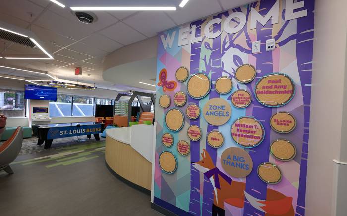 Image of the entrance to the Child Life Zone
