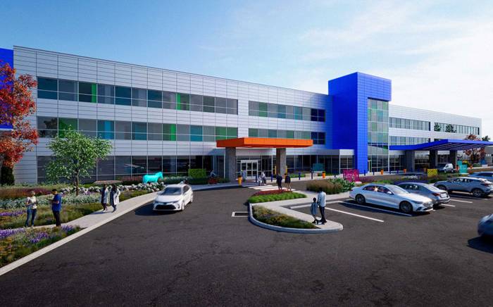 Rendering of the Pediatric Specialty Care Center in Wentzville