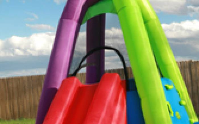 Bouncy play sets are fun, but are they safe?