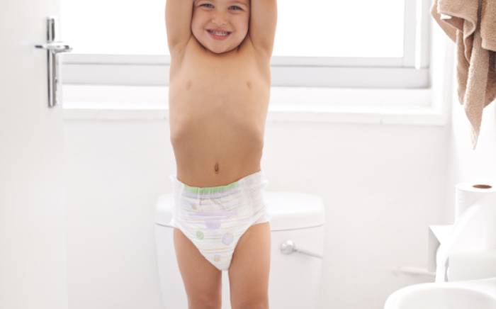 When your child will only poop in a pull up, not the potty…