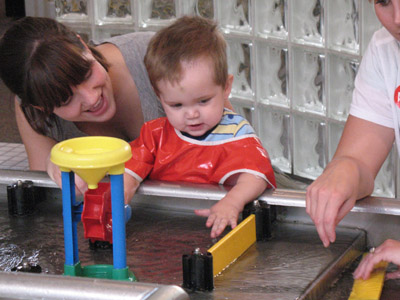 Therapeutic Community Outings - water play