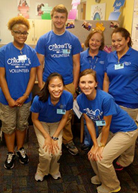 Volunteers at St. Louis Children's Hospital